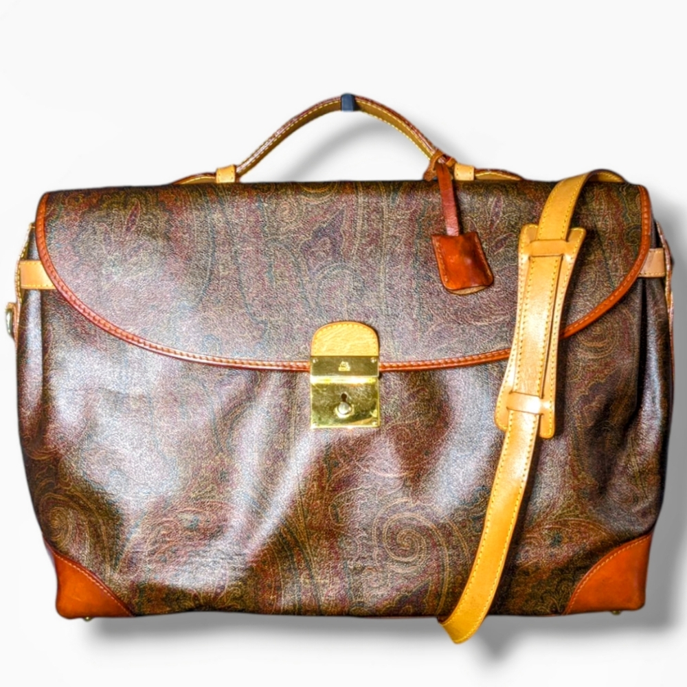 Etro Multicolor Paisley Messenger Bag